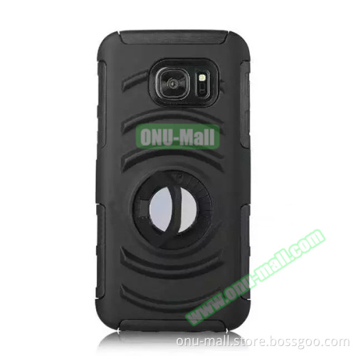 HOT Products 3 in 1 Phone Case with Ring Holder for Samsung Galaxy S7 Case